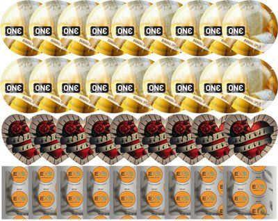 Набор 36 шт ONE Banana Split + Pasante Heart + EXS Delay SOS7802 фото