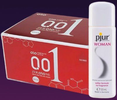Набір OLO збуджуючі 001 (червоні) 10 штук + Лубрикант pjur Woman 30 мл SOS4695 фото
