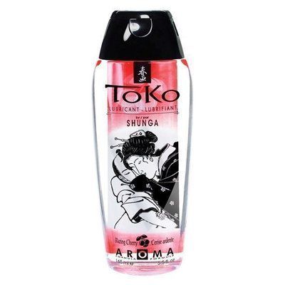 Лубрикант на водной основе Shunga Toko AROMA &ndash; Blazing Сherry (165 мл), не содержит сахара SO2531 фото