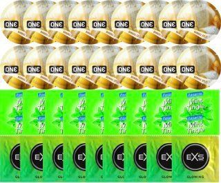 Набор 36 шт ONE Banana Split + Pasante Mint Tingle + EXS Glow in the Dark SOS7654 фото