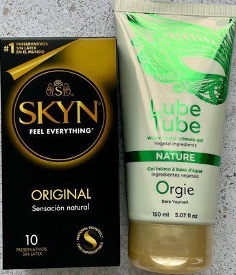 Набір SKYN Original 10 шт + LUBE TUBE NATURE, 150 мл ORGIE SOS1105 фото