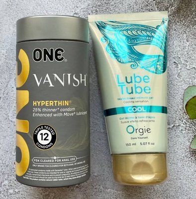 Набір ONE Vanish (12 шт) + Лубрикант LUBE TUBE COOL, 150 мл ORGIE SOS2352 фото