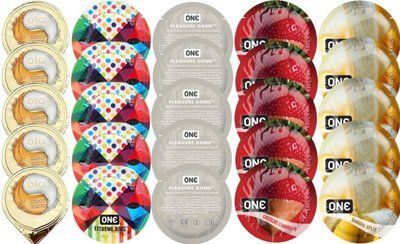 Набор из OLO Ice Durable + ONERibs + ONE Dome + ONEChocolateStrawberry + ONEBanana SOS8700 фото