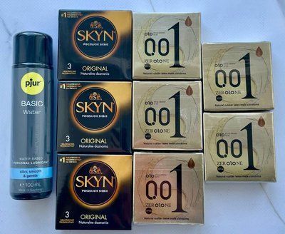 Набір 24 шт OLO Лід і Полум'я 001 + Skyn Original + Лубрикант pjur Basic Waterbased, 100 мл SOS3852 фото