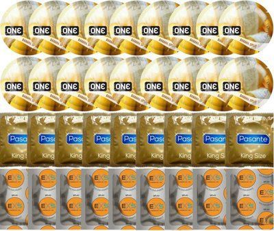 Набор 36 шт ONE Banana Split + Pasante King Size + EXS Delay SOS7604 фото