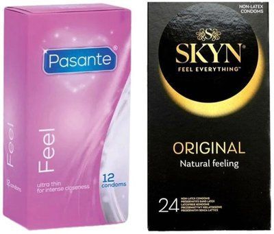 Набор с SKYN ORIGINAL 24 ШТ. + Pasante Sensitive Feel (12 шт) SOS8052 фото