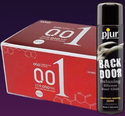 Набір OLO збуджуючі 001 (червоні) 10 штук + Лубрикант pjur backdoor anal jojoba silicone 100 мл SOS4696 фото