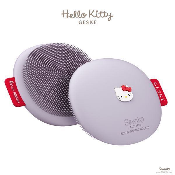 Щітка для обличчя GESKE Facial Brush 3в1 by Hello Kitty purple HB0237 фото
