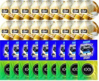Набор 36 шт ONE Banana Split + Pasante Blueberry Blast + EXS Glow in the Dark SOS7669 фото