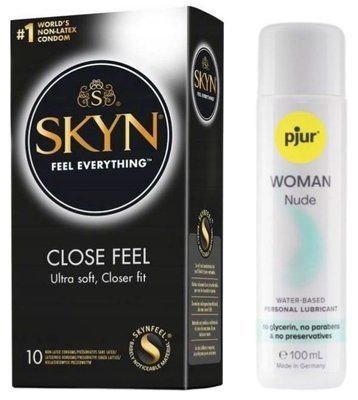 Комплект SKYN Close Feel 10 шт + Pjur Woman Nude 100 мл SOS13186 фото