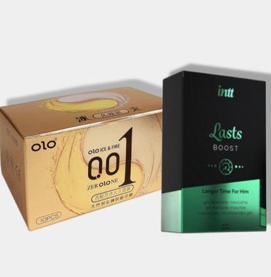 OLO 0.01 Ice Durable Gold 10 шт + Пролонгатор Intt Lasts (15 мл) SOS5940 фото