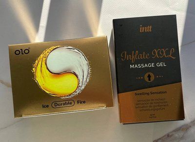 Комплект OLO Лід і Полум'я 001 10 шт + Гель для стимуляції Intt Inflate XXL (15 мл) SOS2117 фото