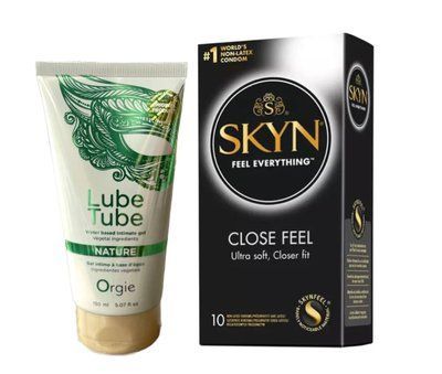 SKYN Close Feel 10 шт та Лубрикант ORGIE LUBE TUBE NATURE, 150 мл SOS871 фото