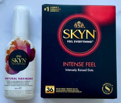 Комплект SKYN Intense Feel 36 шт - Лубрикант SKYN NATURAL HARMONY, 80 мл SOS3317 фото