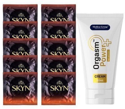 Комплект Skyn Warming 10 шт + Medica-Group Orgasm Power for Women Krem 50 ml SOS14187 фото