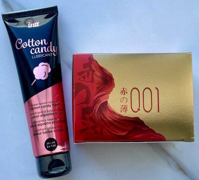 Комплект Olo Red Gold 10 шт + лубрикант Intt Cotton Candy (100 мл) SOS4067 фото