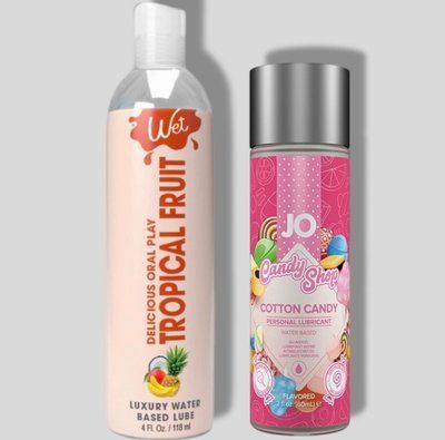 Wet Oral Play Tropical Explosion (118 мл) + JO Candy Shop Cotton Candy (60 мл) LB1025 фото