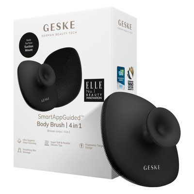 Щітка для тіла GESKE Body Brush 4в1 gray HB0331 фото