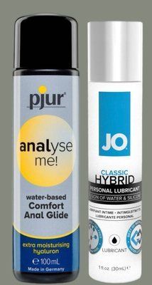 Набір лубрикантів pjur analyse me! Comfort water glide 100 мл + System JO Classic Hybrid (30 мл) LB960 фото