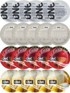 Набір з 20 шт ONE Extra strong + 𝐎𝐍𝐄 𝐏𝐥𝐞𝐚𝐬𝐮𝐫𝐞 𝐃𝐨𝐦𝐞 + ONE Chocolate Strawberry + ONE Banana Split SOS8200 фото