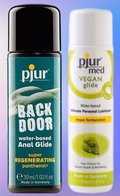 Набір лубрикантів pjur backdoor Regenerating 30 мл + pjur MED Vegan glide 100 мл LB460 фото