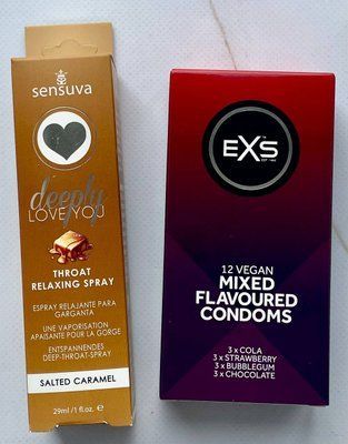 Набір EXS Mixed Flavoured 12 шт - Спрей Sensuva Deeply Love You Salted Caramel SOS3603 фото