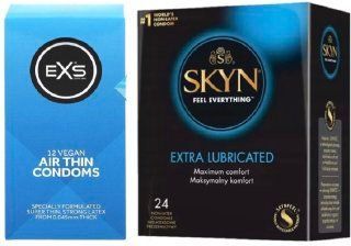 Набор с SKYN Extra Lube, 24 шт + EXS Air Thin 12 шт SOS7953 фото