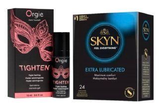 Гель для сужения Orgie &ndash; Tighten (15 мл)+ Пачка 24 шт SKYN Extra Lube SOS6756 фото