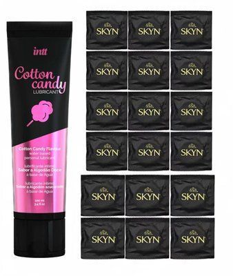 SKYN ORIGINAL &ndash; 18 шт та Лубрикант Intt Cotton Candy &ndash; 100 мл SOS707 фото