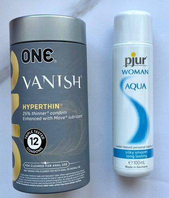 Комплект ONE Vanish 12 шт + Лубрикант на водной основе pjur Woman Aqua 100 мл SOS2002 фото