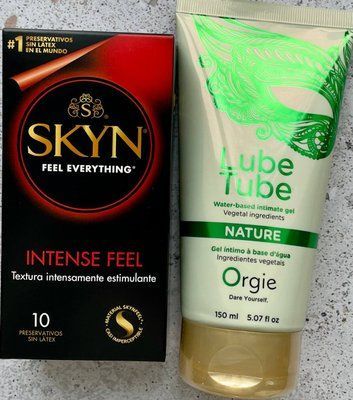 Набір SKYN Intense Feel 10 шт + LUBE TUBE NATURE, 150 мл ORGIE SOS1106 фото