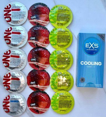 Набор 15 штук ONE Tattoo Touch, Flavor Waves, Glowing Pleasures + EXS Cooling (12 шт.) SOS3953 фото