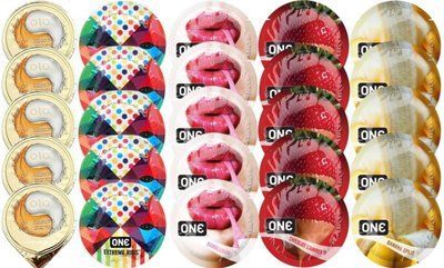 Набор из OLO Ice Durable + ONERibs + ONE Bubblegum + ONEChocolateStrawberry + ONEBanana SOS8701 фото