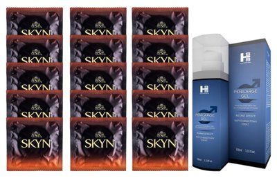 Комплект Skyn Warming 15 шт + SHS Penilarge Gel (100 мл) SOS14474 фото