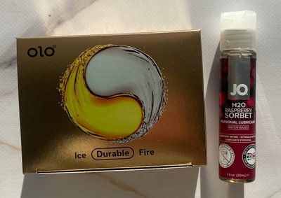 Набір OLO Лід і Полум'я 001 10шт + Змазка System JO H2O &mdash; Raspberry Sorbet (30 мл) SOS2153 фото