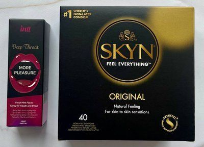 Комплект SKYN ORIGINAL 40 шт + Спрей Intt Deep Throat Oral Spray (12 мл) SOS1402 фото