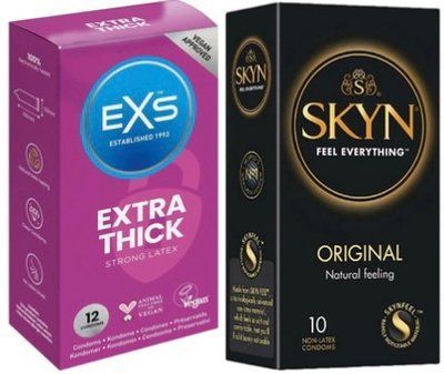 Набор с SKYN Original 10 штук + EXS Extra Safe 12 шт  SOS7904 фото