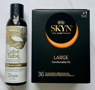 Набір Skyn Large 36 шт - Лубрикант ORGIE HUMAN LUBE intimate gel, 150 мл SOS2953 фото