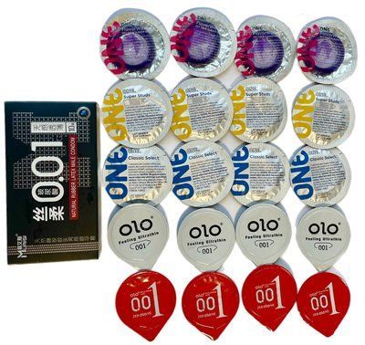 Набор из 30 шт - ONE Super Studs, Classic Select, Flavor Waves - OLO 001, Feeling Ultrathin - MUAISI Black SOS1356 фото