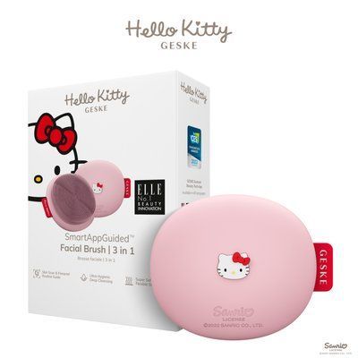 Щітка для обличчя GESKE Facial Brush 3в1 by Hello Kitty pink HB0238 фото