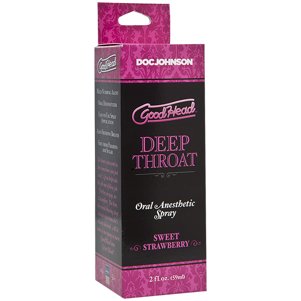Спрей для глибокого мінету Doc Johnson GoodHead DeepThroat Spray - Sweet Strawberry 59 мл SO2801 фото