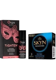 Гель для сужения Orgie &ndash; Tighten (15 мл)+ Пачка 3 шт SKYN Extra Lube SOS6757 фото