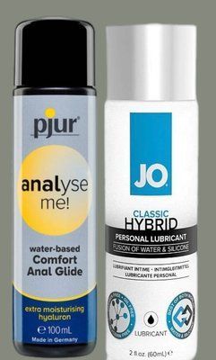 Набір лубрикантів pjur analyse me! Comfort water glide 100 мл + System JO Classic Hybrid (60 мл) LB961 фото