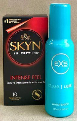 Набір SKYN Intense Feel + Лубрикант EXS Clear Lube Water Based 100 мл SOS1056 фото