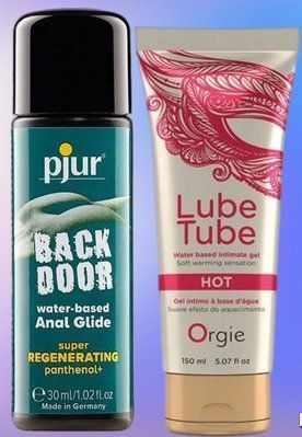 Набір лубрикантів pjur backdoor Regenerating 30 мл + LUBE TUBE HOT, 150 мл ORGIE LB461 фото