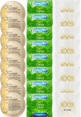Набір 24 шт ONE Vanish Hyperthin + Delay Infinity + EXS Pure SOS7357 фото