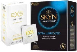 Набор с SKYN Extra Lube 24 шт + EXS Pure 12 шт SOS7954 фото
