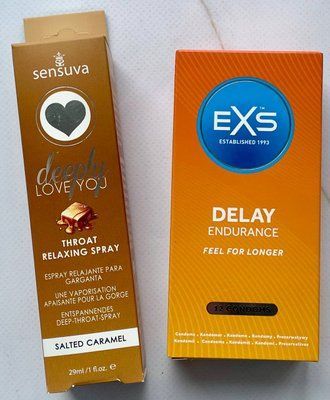 Набір EXS Delay 12 шт - Sensuva Deeply Love You Salted Caramel SOS3604 фото