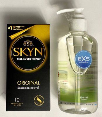 Комплект SKYN Original 10 шт + Лубрикант EXS Aloe 250 мл (прозрачный) SOS1603 фото