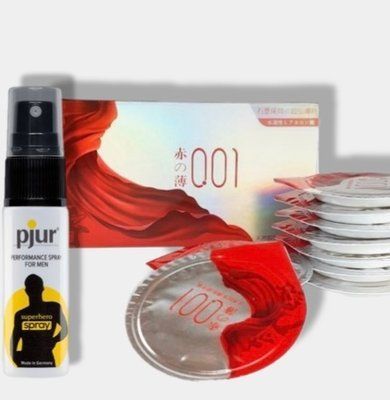 OLO Red Silver 10 шт + Пролонгатор pjur Superhero Spray 20 мл SOS5977 фото